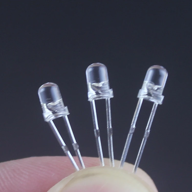 20pcs! Long life 2 long legs RGB Straw hat light Super Bright DIY Light Emitting Diode for appliances toys components red blue