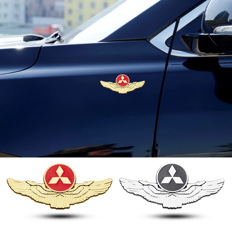 Автомобильная боковая наклейка для Mitsubishi Lancer 9 10 ASX L200 Colt Pajero Outlander Eclipse значок в