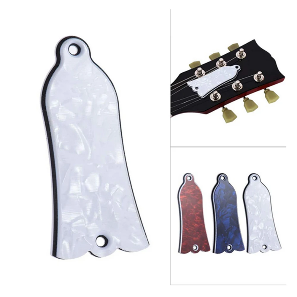 

2 Holes Bell Shaped Truss Rod Cover Plate Scroll Plate for Gibson LP SG Flying V ES Guitar High Quality