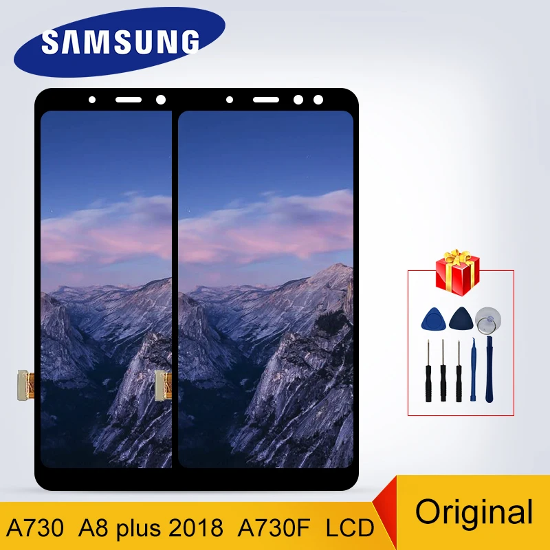 

A730 Display Original For Samsung Galaxy A8 Plus 2018 A730 A730F LCD Display Touch Screen Replacement Parts For Samsung SM-A730H