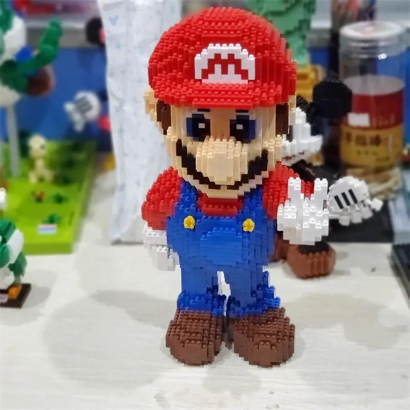 Мини кубики Balody из мультфильма Bowser игрушка конструктор для победы Марио аукциона