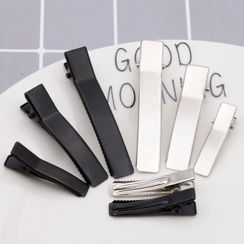 

10-30pcs/lot Metal Hair Alligator Clips 35/50 60/80mm for DIY Hair Accessories Double Prong Alligator Hairpins Hair Style Tools