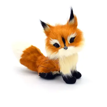 

Simulation Animal Foxes Plush Toy Doll Photography for Children Kids Birthday Gift Interactive Toys