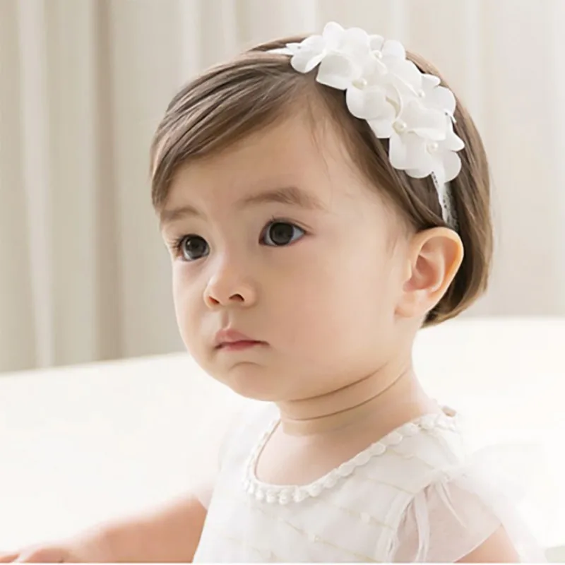Fashion Toddler Kids Girl Baby Headwear Lace Flower Headband Hair Bow