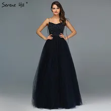 Красные без рукавов сексуальные А-образные вечерние платья дизайн отделанный бисером ярусный Тюль Вечерние платья Длинные настоящие фото LA70164