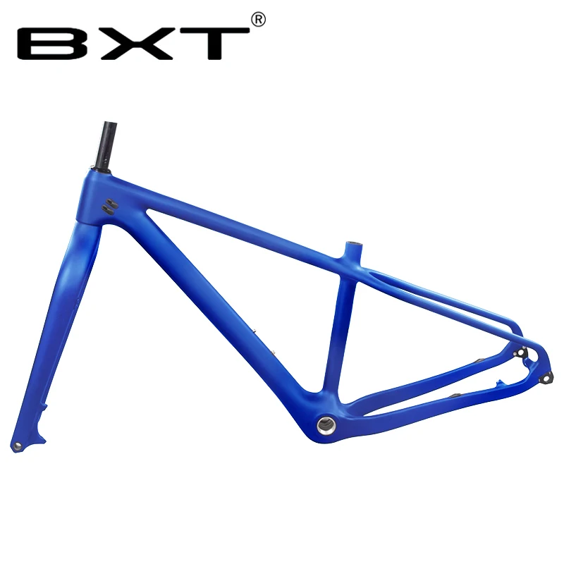 

New carbon fat bike frame with fork 26er carbon snow bicycle frameset fit max 4.8 snow bike tires carbon bike frame snow fork