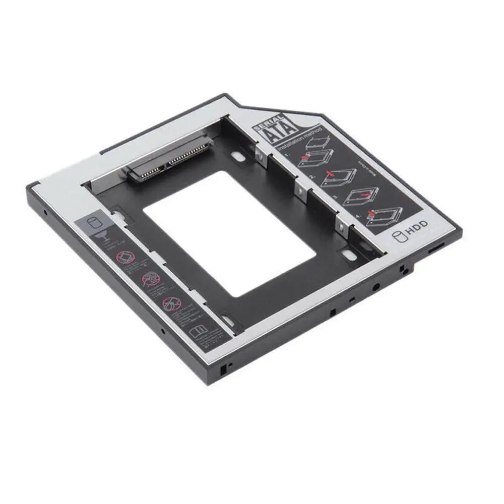 Универсальный SATA 2nd HDD жесткий диск корпус внешний Caddy чехол SSD CD/DVD-ROM ноутбук оптический диск жесткий для 9,5 мм B Q6B7