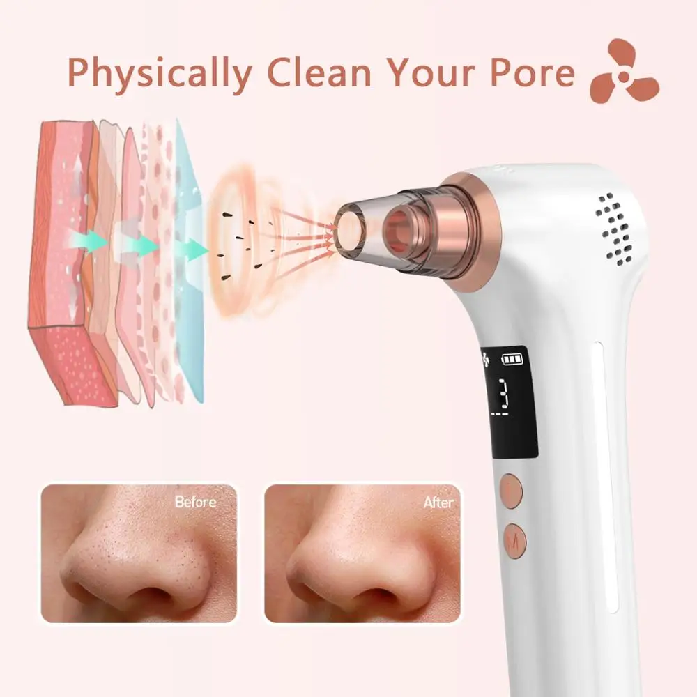 US $23.56 Liberex Blackhead Pimple Removal Against Black Dots Nose Cleaner Pore Acne Beauty Instrument Clean Skin Care Tools For Face