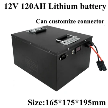 

12V 120Ah Lithium Battery Pack for Solar System Motor Home Boat Golf Cart 1000W Ship Machine Inverter Emergency Power +Charger