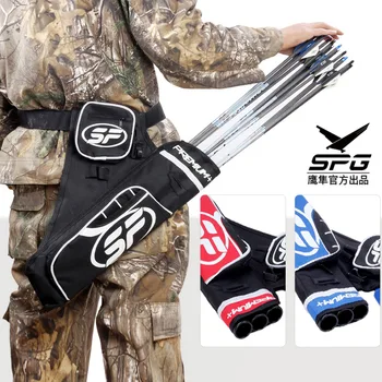 

Hunting 3 Tubes Archery Quiver Arrows Holder Bag with Adjustable Strap