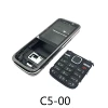 For Nokia c5-00 C5 E52 Housing Front Faceplate Frame Cover Case+Back cover/battery door cover+Keypad ► Photo 2/6