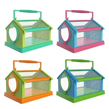 

Portable Insect Butterfly Habitat Cage Terrarium Folding Outdoor Insect Viewer