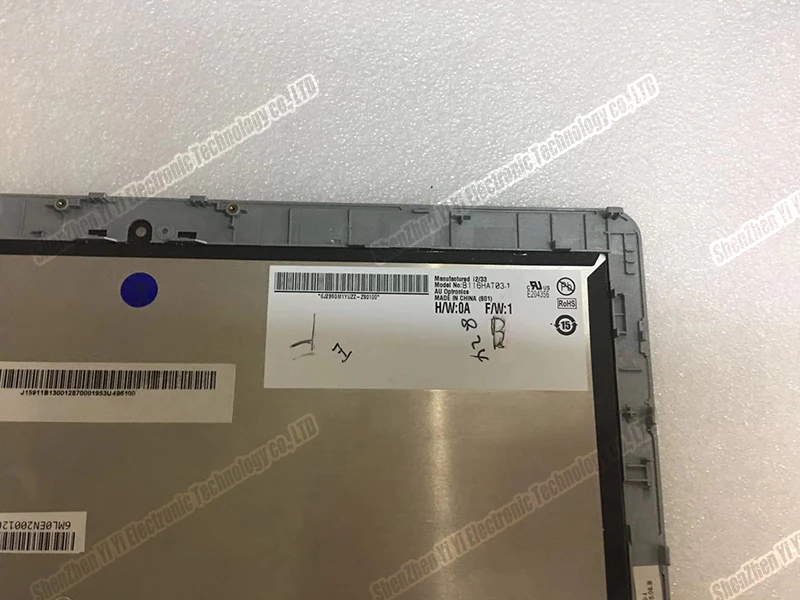 11,6 Для acer Iconia Tab W701 ЖК-экран в сборке B116HAT03.1 с сенсорным дигитайзером стекло 1920*1080 с рамкой