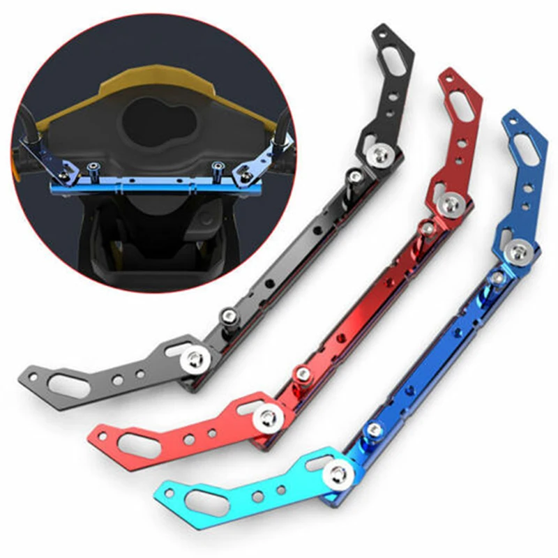

Red Motorcycle Mirror Seat Multifunctional Extension Bar Balance Bar Cross Bar Steering Wheel Motorcycle Bike Handlebar