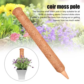 

Indoor Frame Coir Moss Pole Climbing Household Extension Creepers Stake Home Garden Plants Support Totem Stick Yard Grow Vine