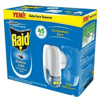

Next Generation of Protection Orıgınal RAID Elektrolikit Insect Fly Repellent 45 Day Home School Company