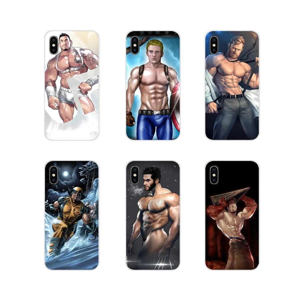 Чехол из ТПУ для Apple iPhone X XR XS 11Pro MAX 4S 5C SE 6S 7 8 Plus ipod touch 5 6 темно синий комический