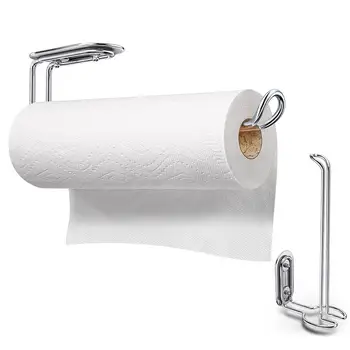 

HOMEMAXS 2PCS Towel Stand Paper Towel Holder for Kitchen Bathroom