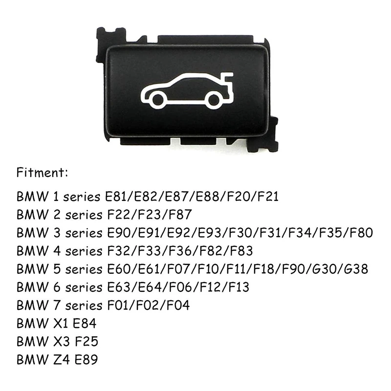 Багажника задний багажник кнопка включения обложки для BMW Возраст 1 2 3 4 5 6 7 X1 X3 Z4
