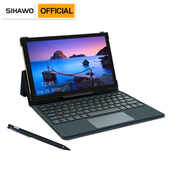 شراء جديد 2020 10.1 بوصة 6GB RAM 128GB ROM بشريحتين 4G LTE مكالمة هاتفية أندرويد 8.1 الكمبيوتر اللوحي Helio MT6763 ثماني النواة نظام تحديد المواقع 2 في 1 أجهزة لوحية