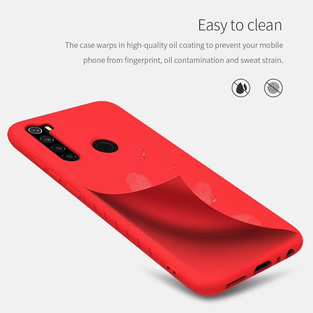 Nillkin TPU чехол для Xiaomi Redmi Note 8 силиконовый Гладкий защитный чехол мягкий цветной чехол s