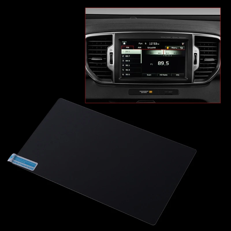 

Car Navigation Tempered Glass Screen Protector Steel For Kia Sportage QL