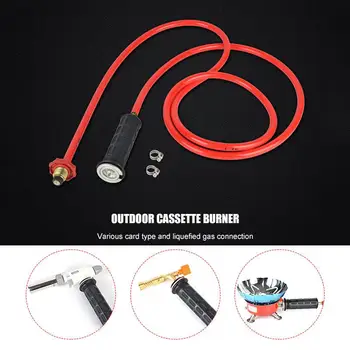 

Converter Welding Torch Adapter Hiking Picnic Coal Gas Rubber Red Burner Nozzle Camp Outdoor BBQ Cook Traveling