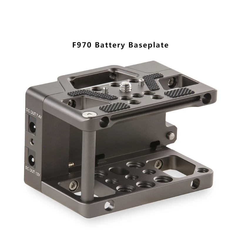 

Tilta TA-BSP-F970 F970 Battery Baseplate 7.4v and 12V DC outputs for BMPCC 4K Camera Cages