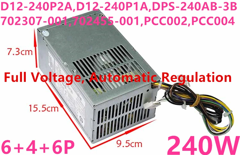 Блок питания для hp ProDesk 600 800 G1 с волокнно-Оптической вилкой Питание D12-240P2A D12-240P1A DPS-240AB-3B 702307-001 аккумулятор большой емкости PS-4241-1HC PCC002 PCC004