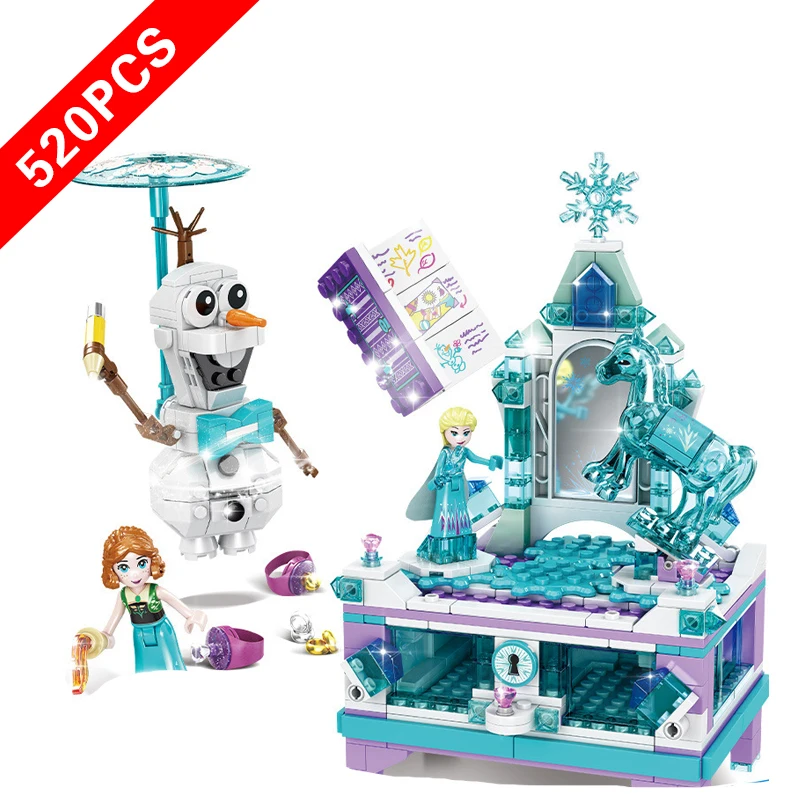 

New Friends Series Toys Ice and Snow Castle Compatible Legoingl Friends SY1442 Buildin Blocks Toys for Children Birthday Gift