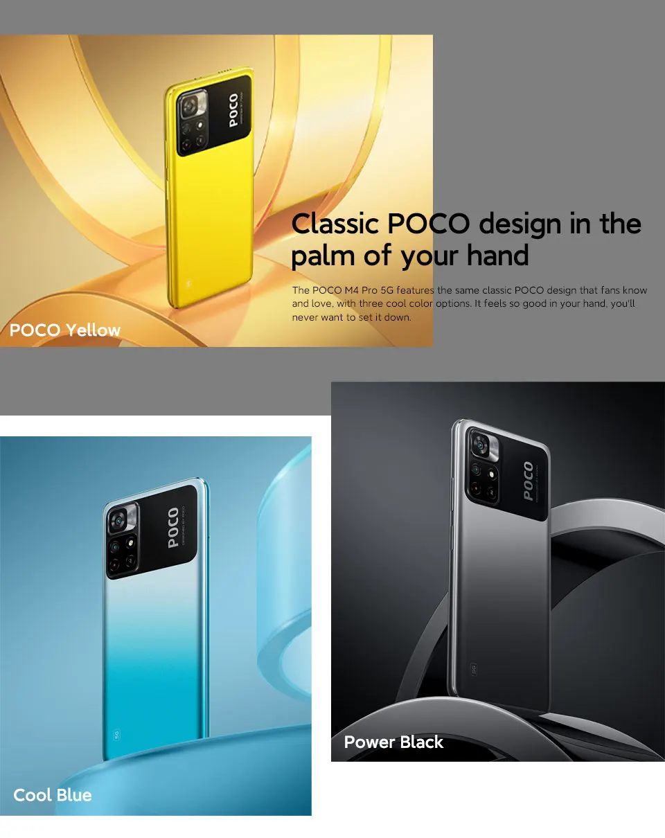 Global Version POCO M4 Pro 5G Smartphone 64GB/128GB ROM MTK Dimensity 810 90Hz 6.6" DotDisplay 50MP 5000mAh Battery 33W Pro NFC poco latest mobiles