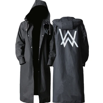 

EVA environmental protection material Raincoat adult transparent fashion outdoor cycling battery bike hiking rain tide long coat