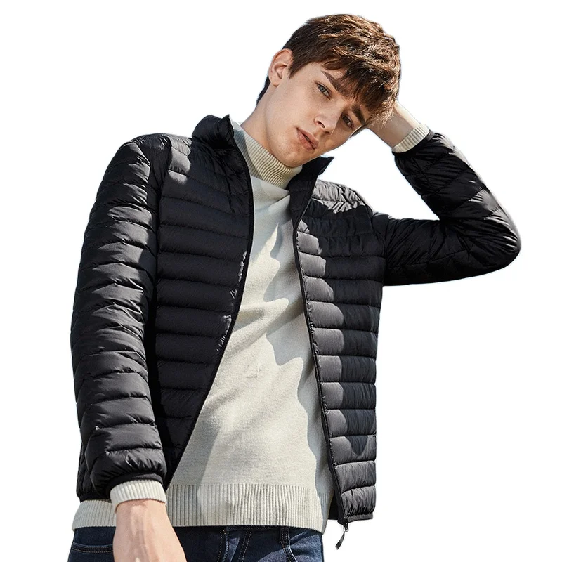SEMIR пуховая куртка Для мужчин зимние 2020 портативность Теплые 90% белый пуховик на
