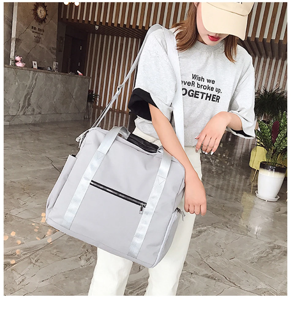 Fashion Training Gym Fitness Bag Women Men With Shoes Pocket Dry Wet Travel Handbag Luggage Fashion Sport Swimming Yoga Mat Bags