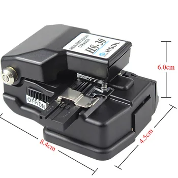 

HS-30 Fiber Cleaver Used In FTTX FTTH Optical Cutter Blade with 48000 Times Fiber Cleaver Tool