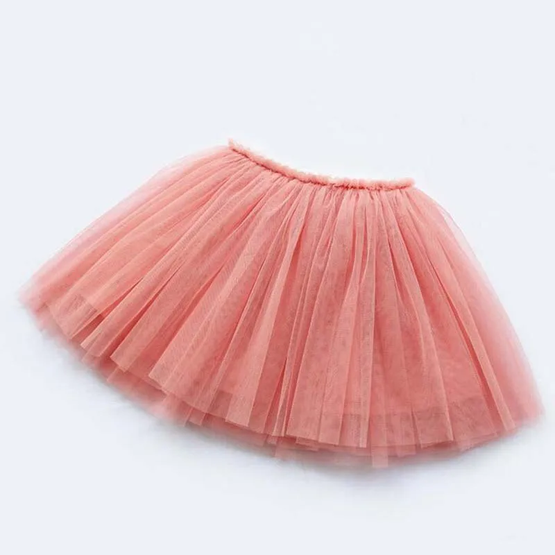 Lawadka Summer Kids Skirts For Girls Princess Tutu Short Skirt Pettiskirt White Pink Girls Clothing Children Mother Daughter