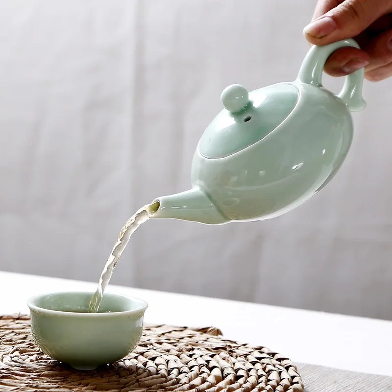 7 шт./компл. чайный набор кунг-фу подарки посуда Чай Кубок Китая Чай церемонии Gaiwan Чай стол аксессуары рыбы Чай чашки Чай горшок Кофе чашки