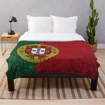 

Soft Blanket for Bed Sherpa Flannel Fleece Blanket Home Travel Sofa Soft Throw Blanket Portugal Flag Painting