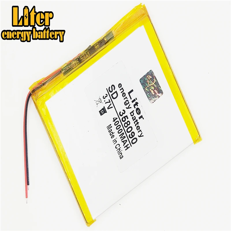 358090 338090 3 7 v 4000mah (полимерный литий ионный аккумулятор) аккумулятор для планшетных