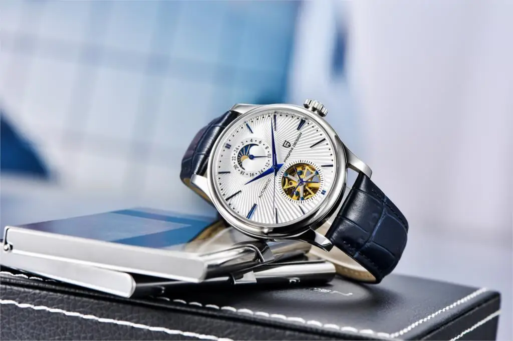 Men's Watches Leather Tourbillon Automatic Mechanical Watch 4 H9d3ae3133fd64cb6a91b486abf440b69P