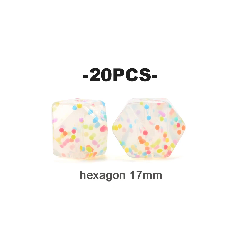 Floral and Leopard Print Silicone Bead Set