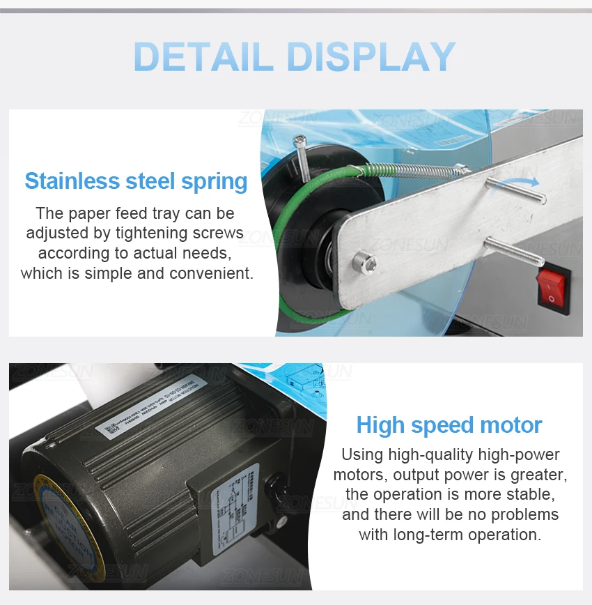 ZONESUN MT50 Semi-automatic Round Bottle Labeling Machine