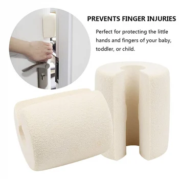 

Household Child Safety Door Stopper Finger Jammed Guard Practical Soft Anti-Grip Door Slam Bumper For Baby