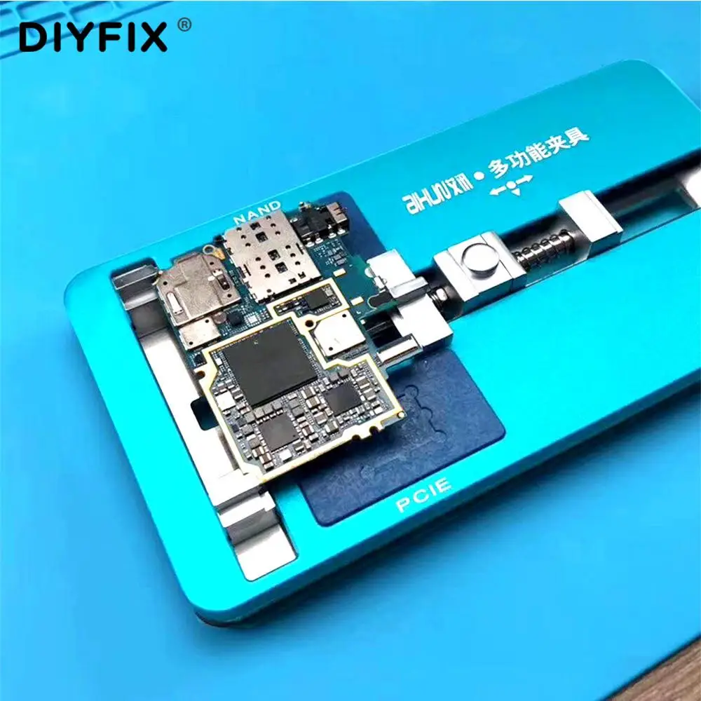 

Universal PCB Holder Stainless Steel Circuit Board Jig Fixture Work Station for iPhone Samsung Logic Board IC Chip Repair Tool