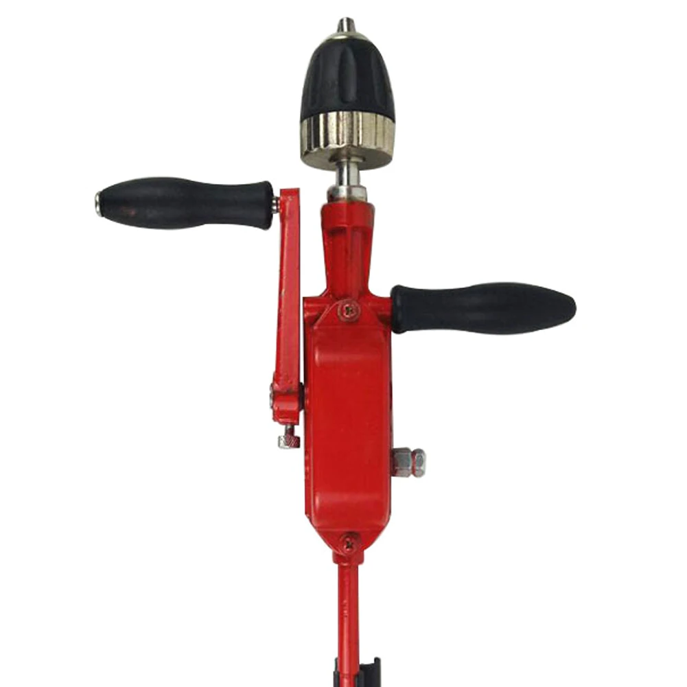 

0.8-10mm Drill Chuck Two Gear Hand Drill Automatic Miniature Hand Crank Tapping Machine Suitable for Wood Bamboo Hole Punching