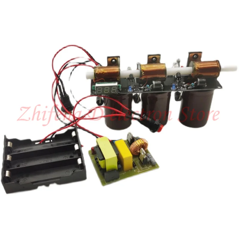 Threestage highvoltage integrated gun, simple multi