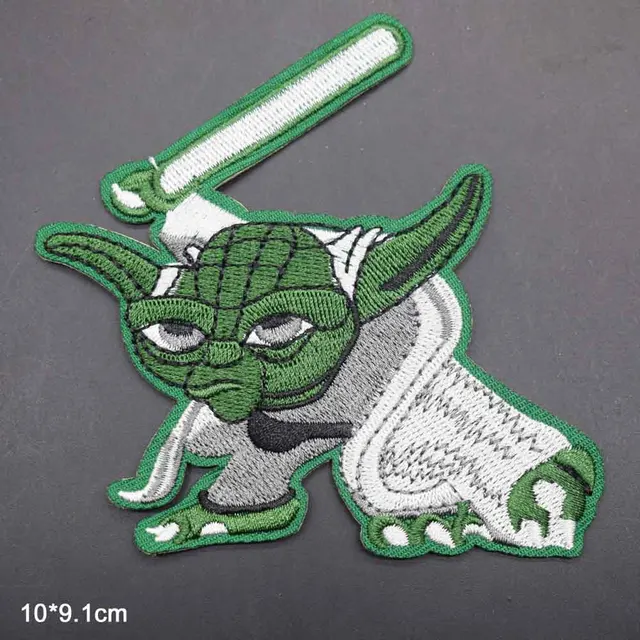 Disney Star Wars Baby Yoda Mandalorian Iron On Embroidered Clothes Patches For Girl Woman Clothing Stickers Garment 2