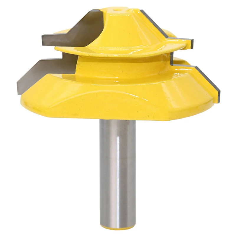 45 Degree- Up To 1/2 Stock Lock Miter Router Bit 1/2*2-3/4 Endmill Tool Supply