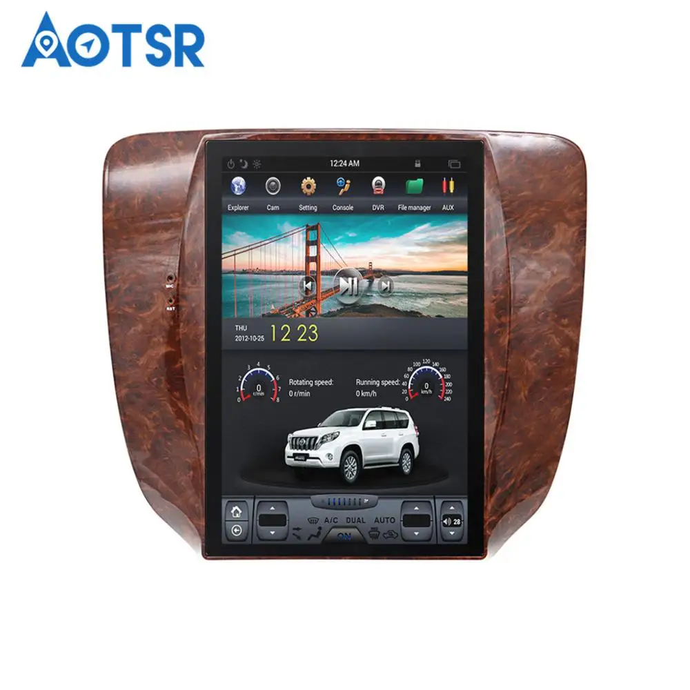 Tesla style px6 Android 9,0 4+ 64G Автомобильный gps Navi dvd-плеер для GMC Yukon/Chevrolet Tahoe suburban 2007-2013 радио головное устройство