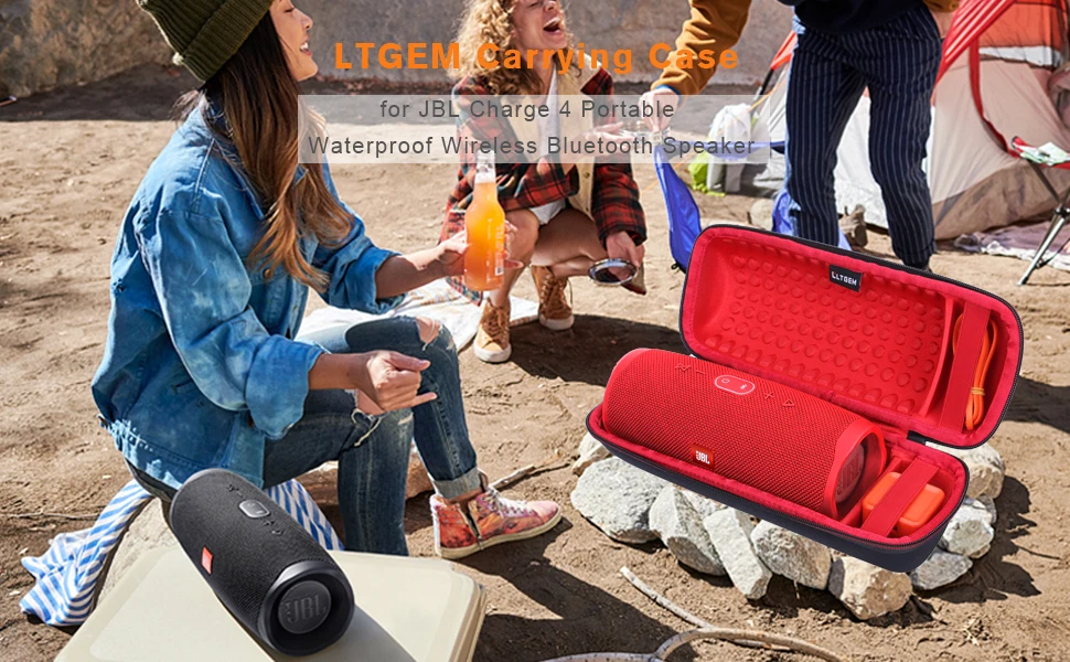 LTGEM противоударный EVA Жесткий Чехол для JBL Charge 4 Портативный беспроводной Bluetooth динамик